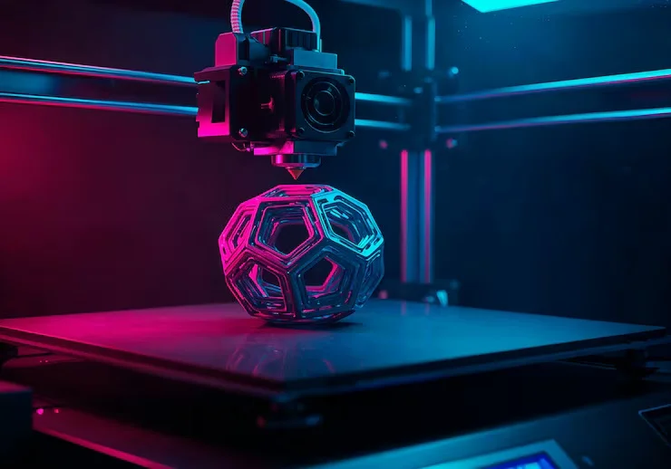 Modelo digital y prototipo físico de una carcasa industrial